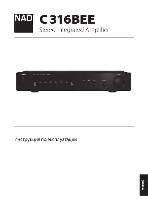 User manual NAD C316BEE  ― Manual-Shop.ru