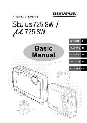 User manual Olympus mju-725SW  ― Manual-Shop.ru