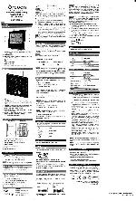 User manual Oregon BAR801 