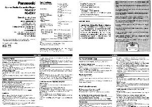 Инструкция Panasonic RQ-E30V  ― Manual-Shop.ru