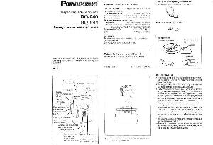 Инструкция Panasonic RQ-P40  ― Manual-Shop.ru