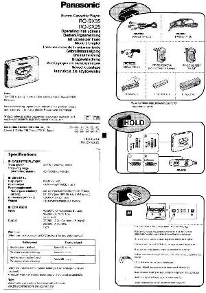 Инструкция Panasonic RQ-SX35  ― Manual-Shop.ru