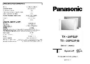 Инструкция Panasonic TX-29PS2P  ― Manual-Shop.ru