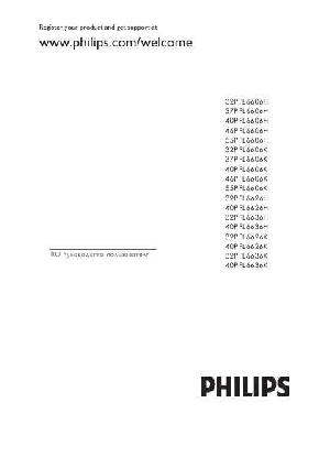 Инструкция Philips 32PFL6606H  ― Manual-Shop.ru