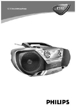 Инструкция Philips AZ-1310  ― Manual-Shop.ru