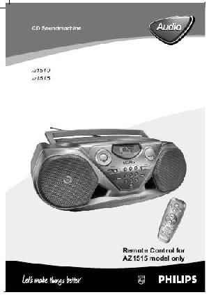 Инструкция Philips AZ-1515  ― Manual-Shop.ru
