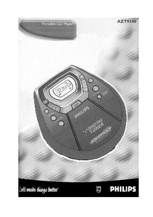 Инструкция Philips AZT-9240  ― Manual-Shop.ru