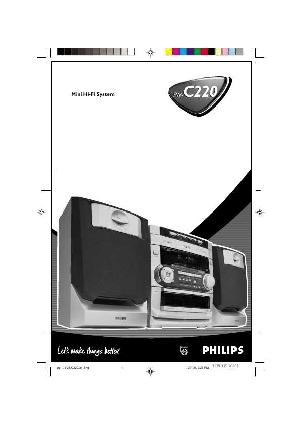 Инструкция Philips FW-C220  ― Manual-Shop.ru