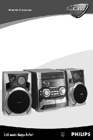 Инструкция Philips FW-C355  ― Manual-Shop.ru