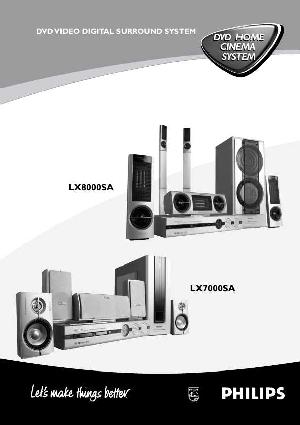 User manual Philips LX-8000SA  ― Manual-Shop.ru