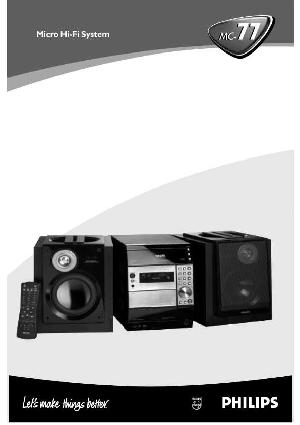 Инструкция Philips MC-77  ― Manual-Shop.ru