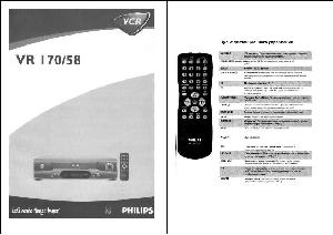 Инструкция Philips VR-170/58  ― Manual-Shop.ru