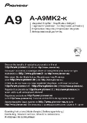 Инструкция Pioneer A-A9mk2-K  ― Manual-Shop.ru