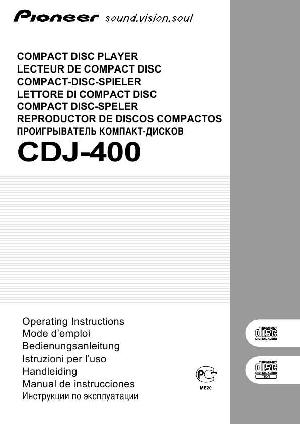 Инструкция Pioneer CDJ-400  ― Manual-Shop.ru