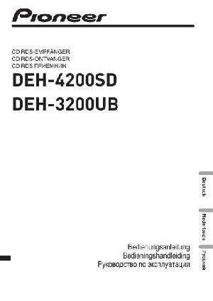 User manual Pioneer DEH-4200SD  ― Manual-Shop.ru