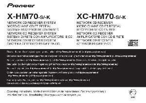 Инструкция Pioneer XC-HM70  ― Manual-Shop.ru