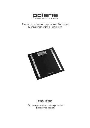 Инструкция Polaris PWS-1827D  ― Manual-Shop.ru
