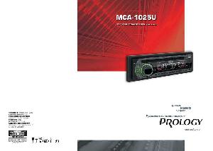Инструкция Prology MCA-1025U  ― Manual-Shop.ru