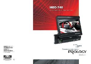 User manual Prology MDD-740  ― Manual-Shop.ru