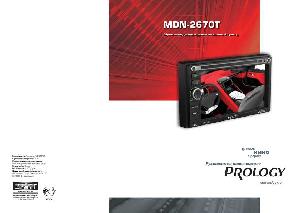Инструкция Prology MDN-2670T  ― Manual-Shop.ru