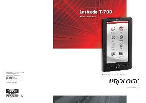 User manual Prology T-700 Latitude  ― Manual-Shop.ru
