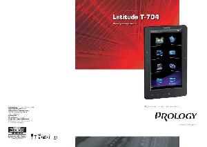 User manual Prology T-704 Latitude  ― Manual-Shop.ru