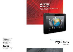 Инструкция Prology TAB-750 Evolution  ― Manual-Shop.ru