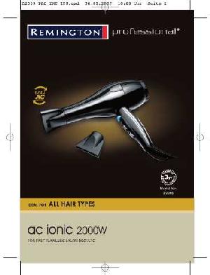 Инструкция Remington D2009  ― Manual-Shop.ru