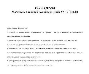 Инструкция RITMIX RMP-500  ― Manual-Shop.ru