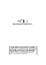 User manual Roland HPi-6 