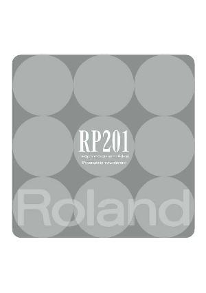Инструкция Roland RP-201  ― Manual-Shop.ru