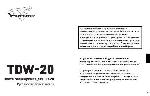 Инструкция Roland TDW-20 