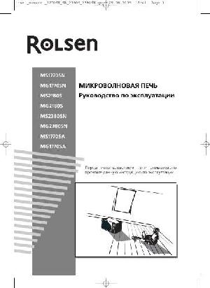 Инструкция Rolsen MG-1770SA  ― Manual-Shop.ru