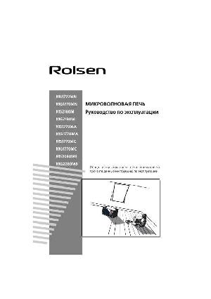 Инструкция Rolsen MS-1770MC  ― Manual-Shop.ru