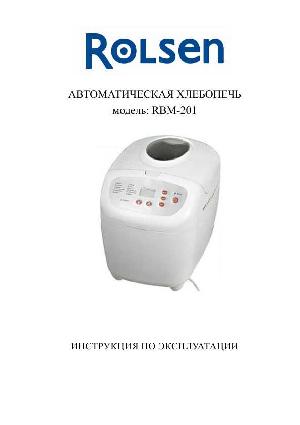 Инструкция Rolsen RBM-201  ― Manual-Shop.ru