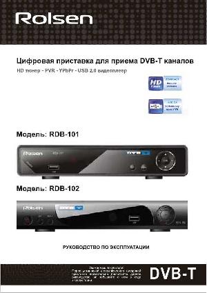 User manual Rolsen RDB-102  ― Manual-Shop.ru