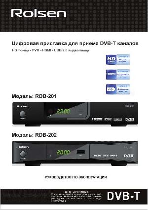 User manual Rolsen RDB-201  ― Manual-Shop.ru