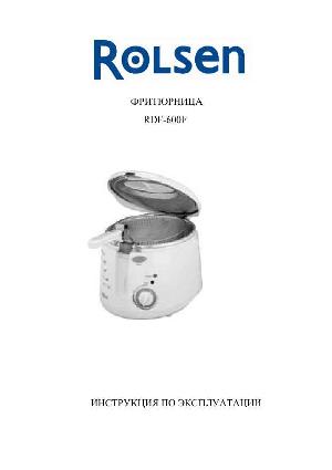 User manual Rolsen RDF-600f  ― Manual-Shop.ru