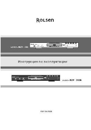 User manual Rolsen RDV-700/700B  ― Manual-Shop.ru