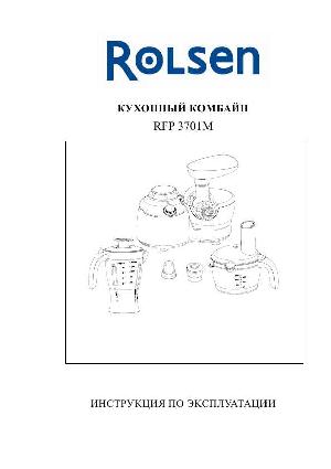 Инструкция Rolsen RFP-3701M  ― Manual-Shop.ru