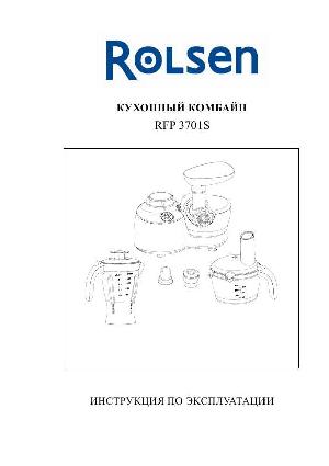 Инструкция Rolsen RFP-3701S  ― Manual-Shop.ru