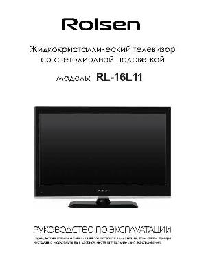 Инструкция Rolsen RL-16L11  ― Manual-Shop.ru