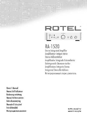 Инструкция ROTEL RA-1520  ― Manual-Shop.ru