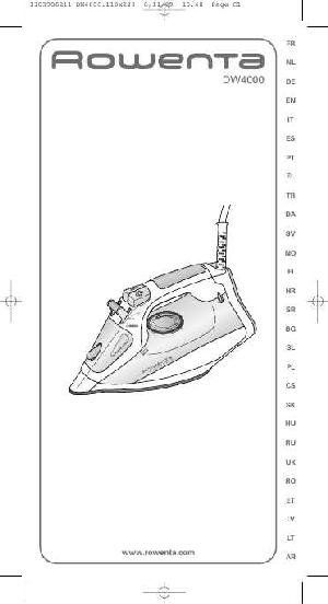 Инструкция ROWENTA DW-4000  ― Manual-Shop.ru