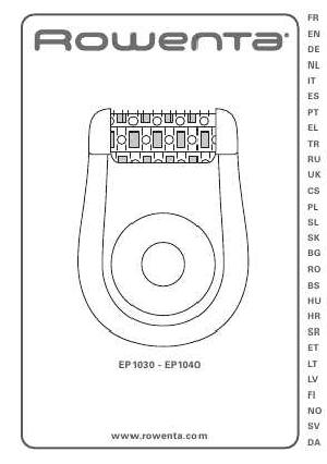 Инструкция ROWENTA EP-1040  ― Manual-Shop.ru