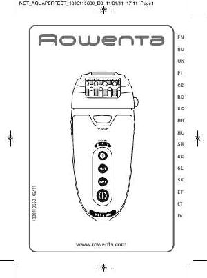 User manual ROWENTA EP-9230  ― Manual-Shop.ru