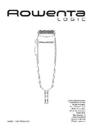 User manual ROWENTA TN-1010  ― Manual-Shop.ru