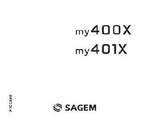 User manual SAGEM my401X  ― Manual-Shop.ru