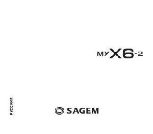 Инструкция SAGEM myX6-2  ― Manual-Shop.ru