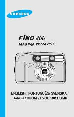 Инструкция Samsung MAXIMA Zoom 80ti  ― Manual-Shop.ru